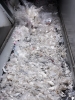Copeaux de plastiques recyclables